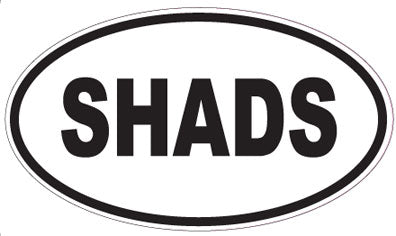 SHADS - Oval Magnet