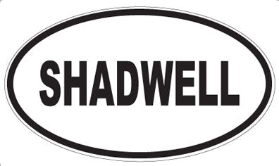 SHADWELL - Oval Sticker