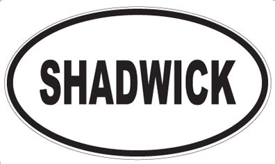 SHADWICK - Oval Sticker
