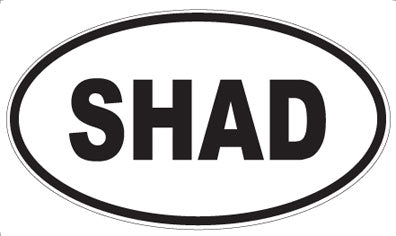 SHAD - Oval Magnet