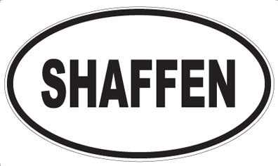 SHAFFEN - Oval Magnet