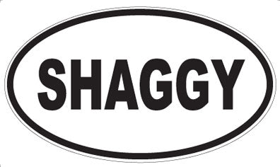 SHAGGY - Oval Magnet