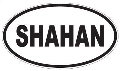 SHAHAN - Oval Magnet