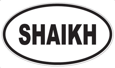 SHAIKH - Oval Magnet