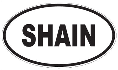 SHAIN - Oval Magnet