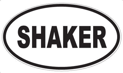 SHAKER - Oval Magnet