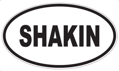 SHAKIN - Oval Sticker