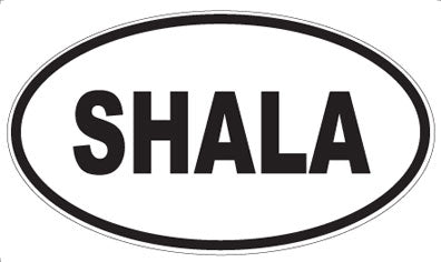 SHALA - Oval Sticker