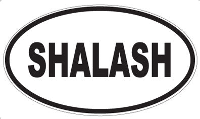 SHALASH - Oval Sticker