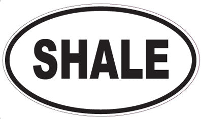SHALE - Oval Sticker