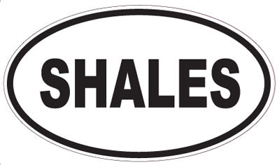 SHALES - Oval Sticker