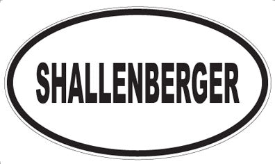 SHALLENBERGER - Oval Magnet
