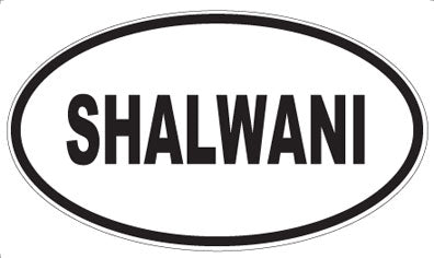 SHALWANI - Oval Magnet