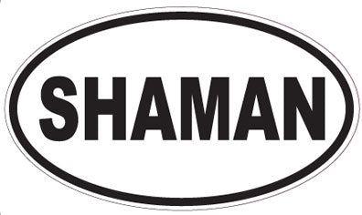 SHAMAN - Oval Sticker