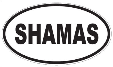 SHAMAS - Oval Magnet