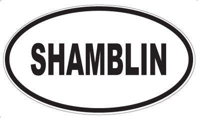 SHAMBLIN - Oval Magnet