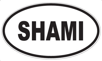 SHAMI - Oval Sticker