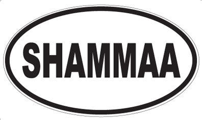 SHAMMAA - Oval Sticker