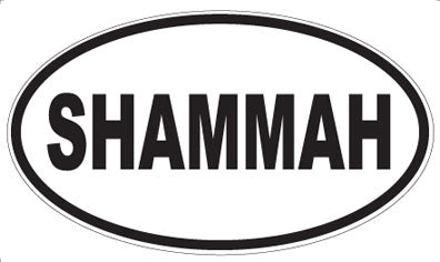 SHAMMAH - Oval Sticker