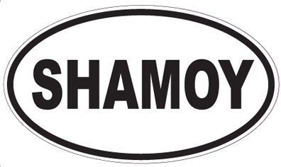 SHAMOY - Oval Sticker