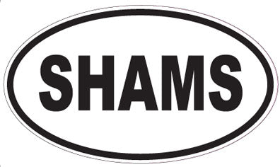 SHAMS - Oval Magnet