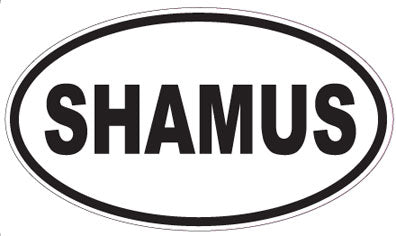 SHAMUS - Oval Sticker