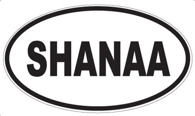SHANAA - Oval Magnet