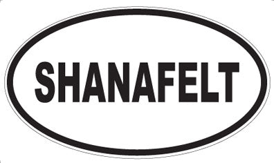 SHANAFELT - Oval Magnet
