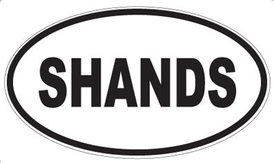 SHANDS - Oval Magnet