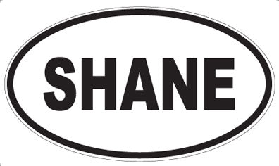 SHANE - Oval Magnet