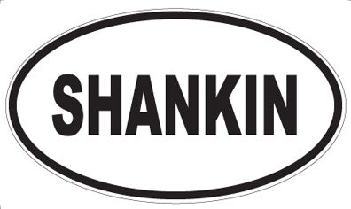 SHANKIN - Oval Sticker