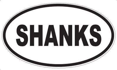 SHANKS - Oval Magnet