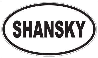 SHANSKY - Oval Magnet
