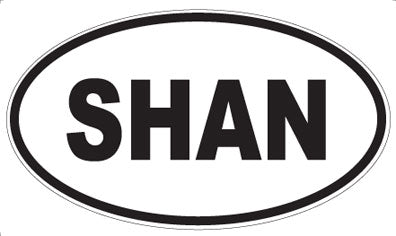 SHAN - Oval Magnet
