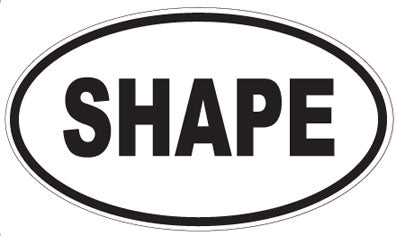 SHAPE - Oval Magnet