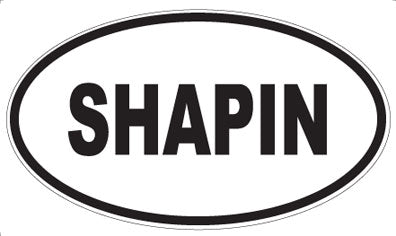 SHAPIN - Oval Sticker