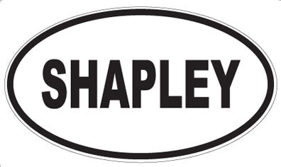 SHAPLEY - Oval Magnet