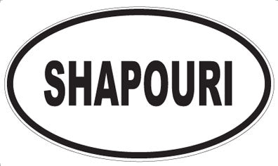 SHAPOURI - Oval Magnet
