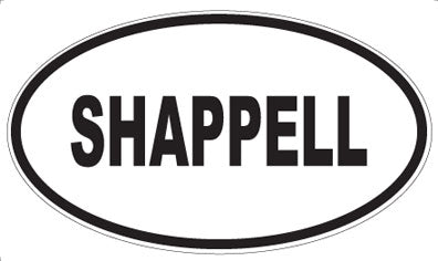 SHAPPELL - Oval Magnet