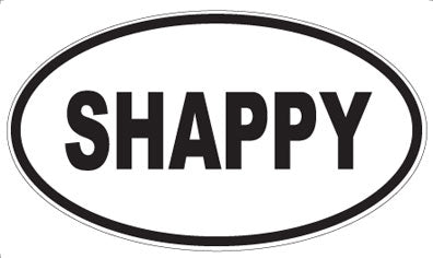 SHAPPY - Oval Magnet