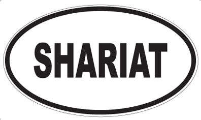 SHARIAT - Oval Sticker