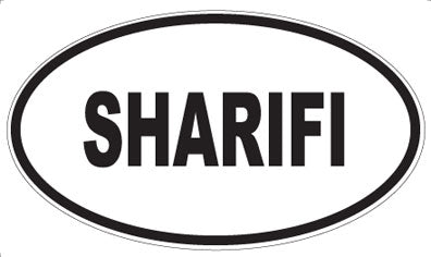 SHARIFI - Oval Magnet