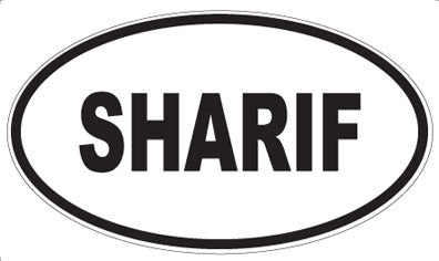 SHARIF - Oval Magnet