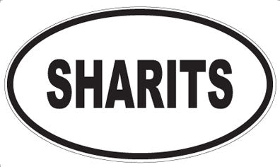 SHARITS - Oval Sticker