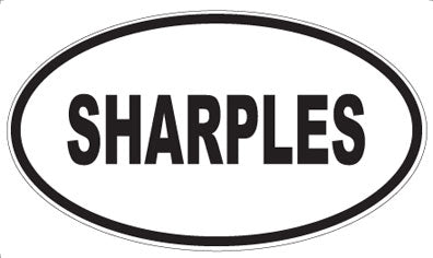 SHARPLES - Oval Magnet