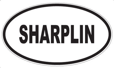 SHARPLIN - Oval Magnet