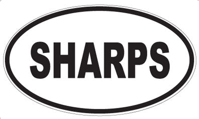 SHARPS - Oval Magnet