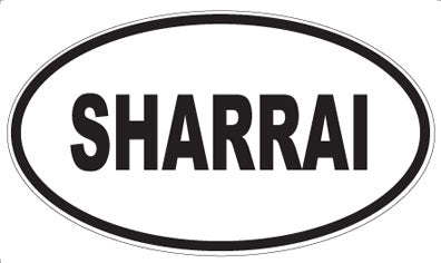 SHARRAI - Oval Sticker