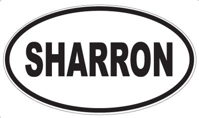 SHARRON - Oval Magnet