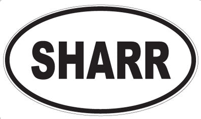 SHARR - Oval Magnet